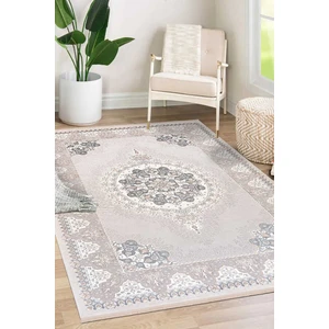 Efor Halı Lynosse Bej Gri Halı Yumuşak Oturma Odası Salon Çocuk Odası Mutfak Halısı P1026 60 x 110