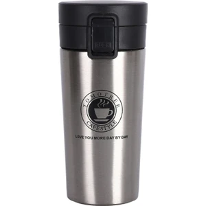 Weather Forecast Togg T10X Araç Bardaklığına Uyan 304 L Çelik Gri 500 ml Kahve El Termos Mug