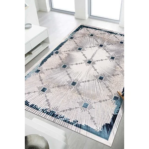 Efor Halı Troya Mavi Halı Yumuşak Oturma Odası Salon Çocuk Odası Mutfak Halısı J0074 80 x 150