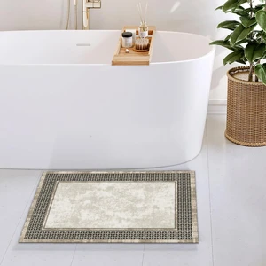 Yıkanabilir Dijital Baskılı Banyo Paspası  Kaymaz Taban Klozet Önü Paspası