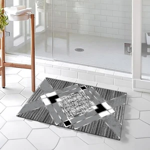 Yıkanabilir Dijital Baskılı Banyo Paspası  Kaymaz Taban Klozet Önü Paspası