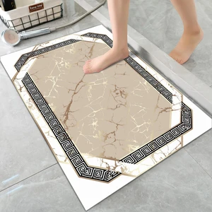 Yıkanabilir Dijital Baskılı Banyo Paspası  Kaymaz Taban Klozet Önü Paspası