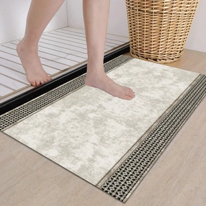 Yıkanabilir Dijital Baskılı Banyo Paspası  Kaymaz Taban Klozet Önü Paspası