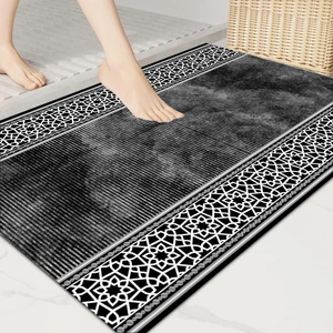 Yıkanabilir Dijital Baskılı Banyo Paspası  Kaymaz Taban Klozet Önü Paspası