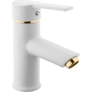 Argus Series Gold Detaylı Beyaz Lavabo Bataryası