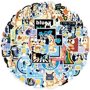 Bluey Karakterleri Sticker Büyük Boy 25 Li
