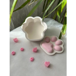 Love Candle Dekor Pati Kutusu, Kedi Pati Kutusu, Köpek Pati Kutusu, Takı Kutusu, Paw Box