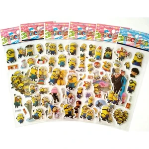 Minions Karakterleri 3 Set Kabartmalı Sticker