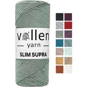 Vollen Yarnslim Supra 200 Gr, Mumlu Ip,polyester Ip,runner Ipi, Çanta Ipi, Bileklik Ipi,pase Ip