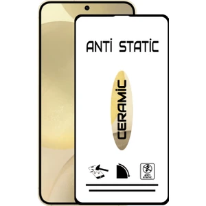 Caseworld Samsung Galaxy S24 Plus Tam Kaplayan Anti Statik Kırılmayan Seramik Nano Esnek Ekran Koruyucu Cam