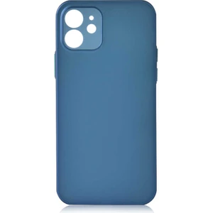 Apple iPhone 12 Mini - Uyumlu ​​​​cepdesin Slims Kapak-Saks Mavi