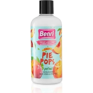 Şeftali Pie Pops Vücut Losyonu Aloe Vera ve E Vitamini 500 ml