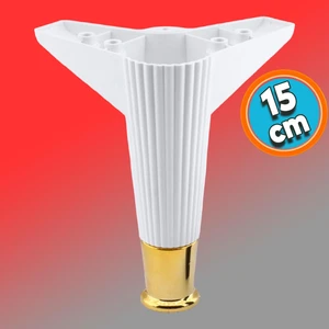 Mobilya Takımı Çekyat Kanepe Komidin Sehpa Tv Ünitesi Koltuk Ayağı 15 cm Beyaz Altın Baza Ayak