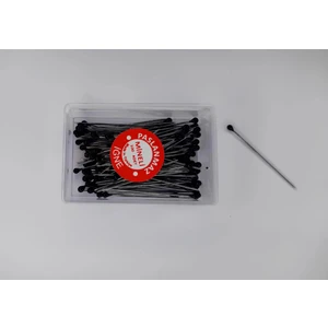 Paslanmaz Çelik Ipek Eşarp Iğnesi - 100 Adet - Siyah