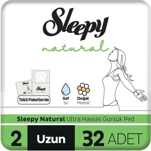 Natural Ultra Hassas Günlük Ped Uzun 32 Adet Ped