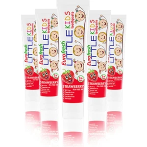 Eurofresh Little Kids 3 Yaş Üzeri Çilek Aromalı Diş Macunu 50GR x 5 Adet