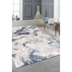 Efor Halı Bafra Mavi Halı Yumuşak Oturma Odası Salon Çocuk Odası Mutfak Halısı P1192 80 x 150