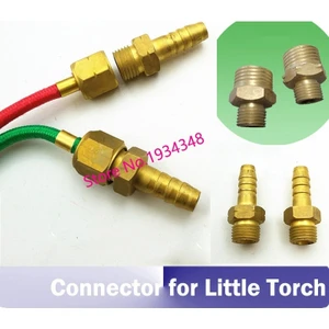 Mingjin Shop 1 Uzun Bağlayıcı Stili Smith Little Torch Için Oksijen Gaz Konnektörlü Küçük Torch Konektörü, Oksijen Kaynak Torç Konektörü (Yurt Dışından)