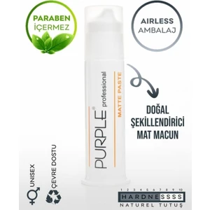 Purple Professional Purple Professıonal Matte Paste (Mat Wax)