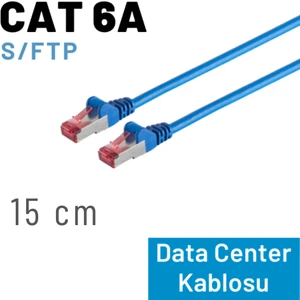 15 cm Cat 6A Kablo, S/ftp Ethernet Data Center Patch Kablo