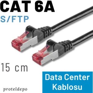 Cat 6A Kablo, S/ftp Ethernet Data Center Patch Kablo