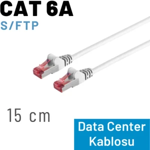 15 cm Cat 6A Kablo, S/ftp Ethernet Data Center Patch Kablo