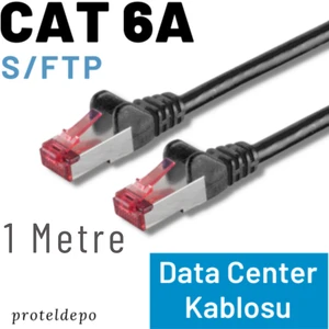 Cat 6A Kablo, S/ftp Ethernet Data Center Patch Kablo