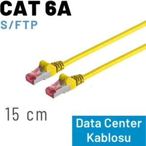 15 cm Cat 6A Kablo, S/ftp Ethernet Data Center Patch Kablo