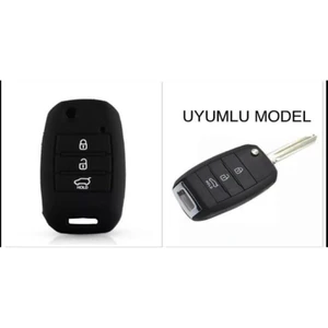 Şenyıldız Aksesuar Kia Rio Ceed Cerato Sportage Silikon Anahtar Koruma Kılıfı
