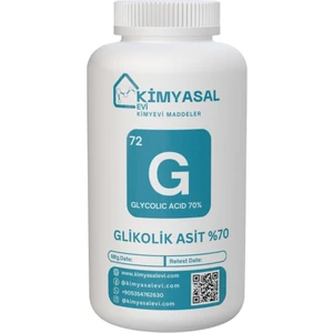 Kimyasal Evi 072 Glikolik Asit 70% - Glycolıc Acıd 70% 250 gr