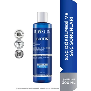 Biotin Şampuan 300 ml Tüm Saç Tipleri Hassas Saç Derisi