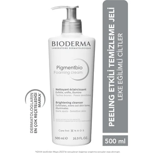 Pigmentbio Foaming Cream Aydınlatıcı Peeling Etkili Yıkama Jeli Yüz ve Vücut 500 ml