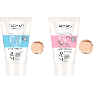 BB ve CC Krem Aydınlatıcı Etkiyle Karma Ciltler İçin 02 Renk Seçeneği