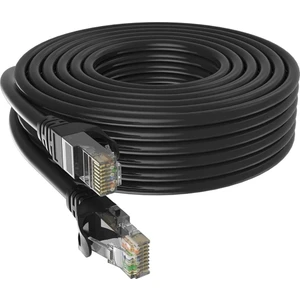 Cat6 Kablo 10  Metre Siyah Dış Mekan Zırhlı