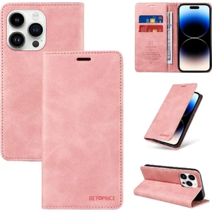 Manyi Mall Iphone 15 Için Kılıf Pro Koruyucu Folyo Cüzdan Manyetik Pu Deri (Yurt Dışından)