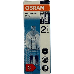 Halopin Pro 50W (60W) 2800K (Sarı Işık) G9 Duylu Halojen Ampul