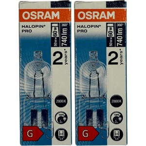 Halopin Pro 50W (60W) 2800K (Sarı Işık) G9 Duylu Halojen Ampul (2 Adet)