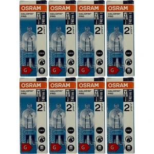Halopin Pro 50W (60W) 2800K (Sarı Işık) G9 Duylu Halojen Ampul (8 Adet)