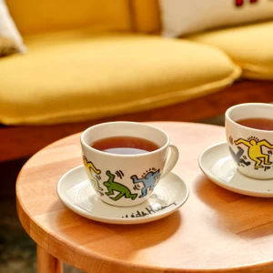 Bella Maison Keith Haring Colored 2'li Çay Fincan Seti (220 Cc)