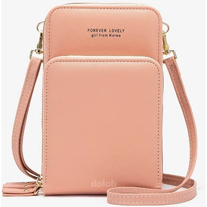 Kadınlar Için Mini Büyük Kapasiteli Cep Telefonu Çantası Yeni Üç Çekmeli Omuz Çantası Anahtar Bozuk Para Cüzdanı Omuz Crossbody Küçük Deri Çanta (Yurt Dışından)