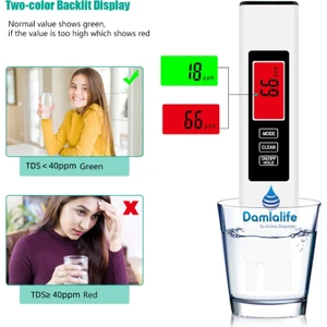 Metre Termometreli Su Kalitesi Ölçüm Cihazı