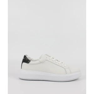 Calvin Klein Logolu Deri Sneaker Ayakkabı HM0HM010160K9 Erkek Ayakkabı HM0HM01016 0K9