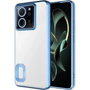 Xiaomi 13T Pro Kılıf Köşeleri Renkli Şeffaf Kamera Korumalı Silikon Luxury Kapak