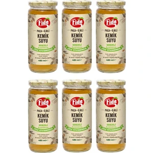 Paça + İlikli Kemik Suyu Jöle Kıvamında Sebzeli 6 x 480 ML