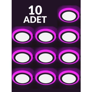 Hero LED 10'lu Paket 3+3 Watt Slım LED Panel Çift Renkli LED Panel