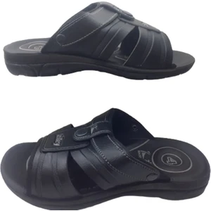 Erkek Siyah Günlük Yürüyüş Terlik Sandalet ZL022-010