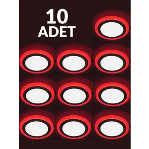 Hero LED 10'lu Paket 3+3 Watt Slım LED Panel Çift Renkli LED Panel