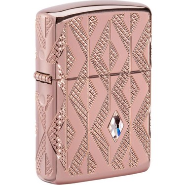 小物 GAMANMOS17 Zippo Çakmak 49702 Armor Geometric Diamond Pattern Design Fiyatı