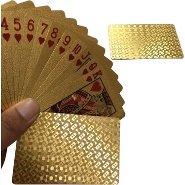 Chaoduo Shop Gümüş Tarzı Gold Playing Cards Poker Game Fiyatı