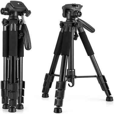 Enshall Profesyonel 175 cm Tripod DSLR Fotoğraf Makinesi Hafif Taşınabilir ve Yüksek